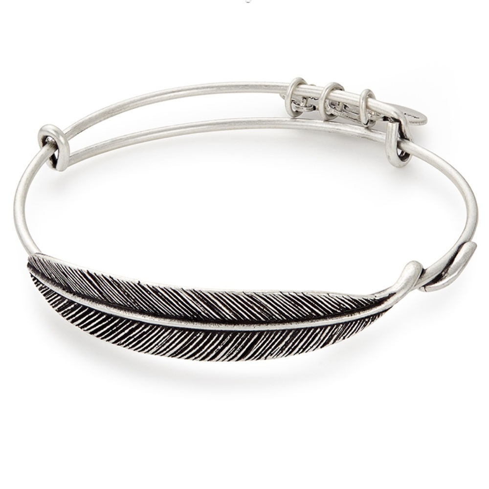 Alex And Ani Quill Feather Bangle
